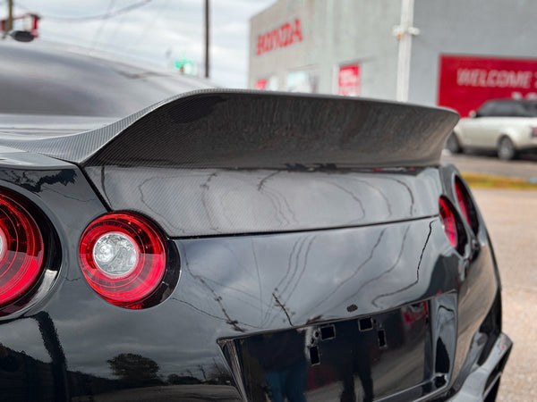 CMST Tuning Extreme Ducktail Whale Tail Trunk Lid for Nissan GTR  Carbon Fiber/FRP