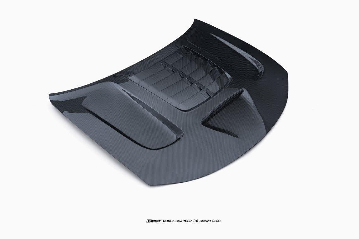 Evan-Fischer Primed Steel Hood Replacement For Dodge Charger 2015-2023