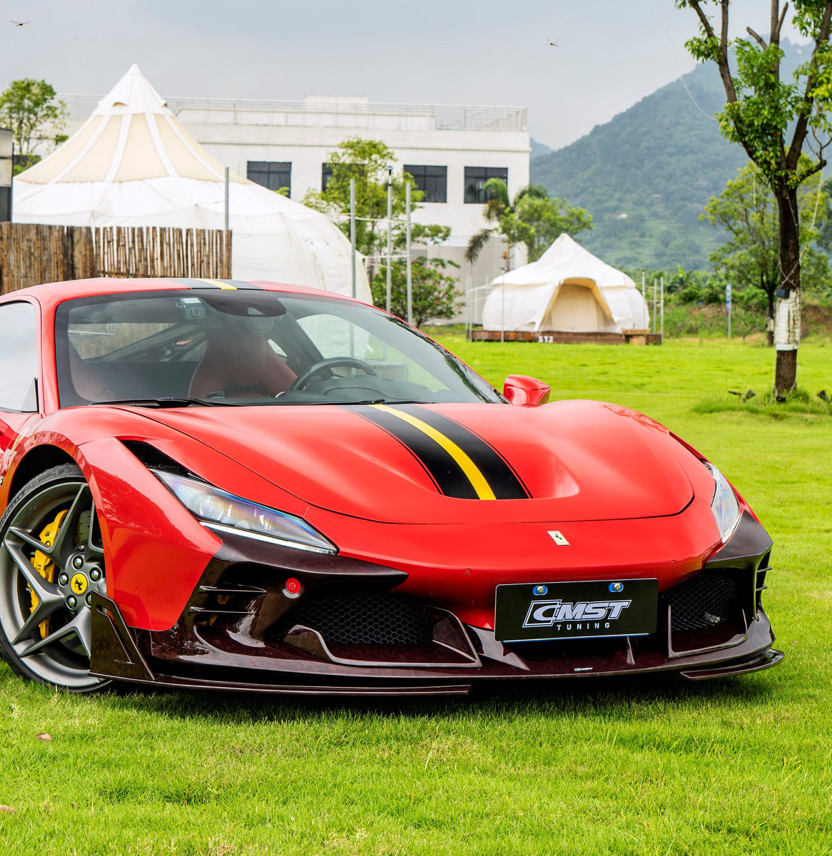 Ferrari F8 Tributo F8 Spider Aftermarket Parts - CMST Tuning Front