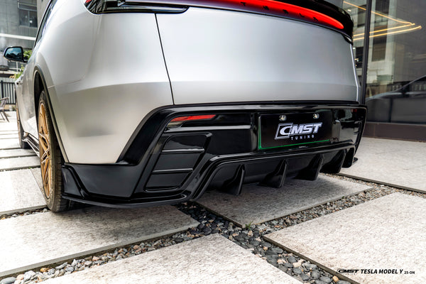 Tesla Model Y Juniper 2026-ON with Aftermarket Parts - Rear Diffuser ABS from CMST Tuning