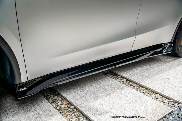 Tesla Model Y Juniper 2026-ON with Aftermarket Parts - Side Skirts ABS from CMST Tuning