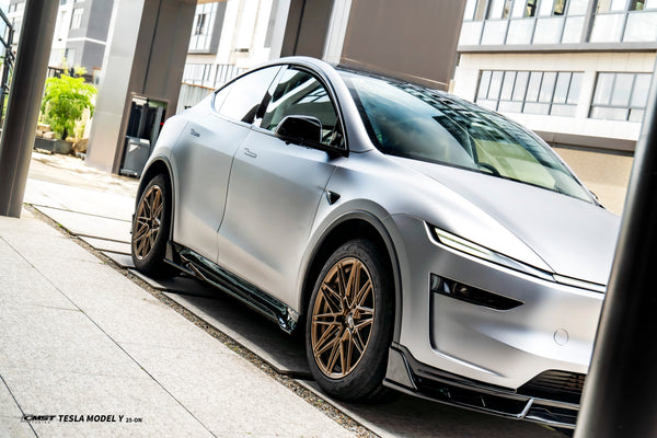 Tesla Model Y Juniper 2026-ON with Aftermarket Parts - Side Skirts ABS from CMST Tuning