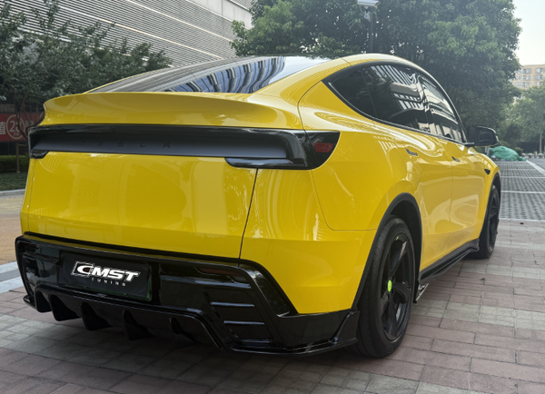 Tesla Model Y Juniper 2026-ON with Aftermarket Parts - Rear Diffuser ABS from CMST Tuning
