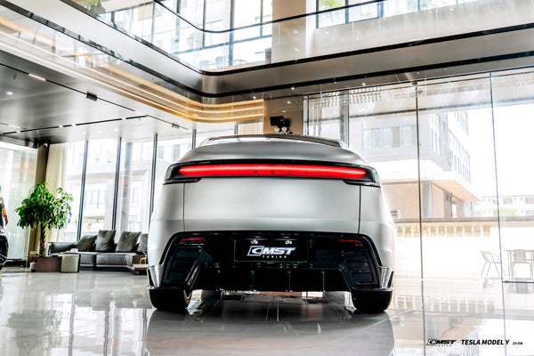 Tesla Model Y Juniper 2026-ON with Aftermarket Parts - Rear Diffuser ABS from CMST Tuning