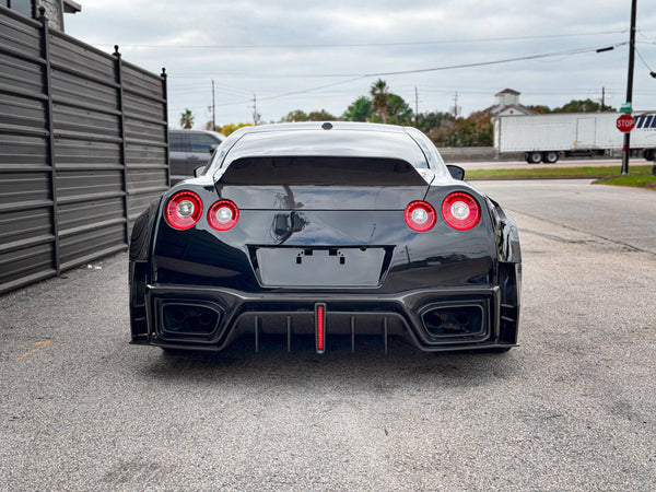 CMST Tuning Extreme Ducktail Whale Tail Trunk Lid for Nissan GTR  Carbon Fiber/FRP