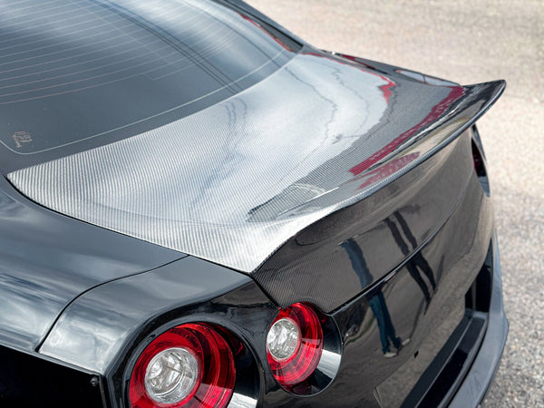 CMST Tuning Extreme Ducktail Whale Tail Trunk Lid for Nissan GTR  Carbon Fiber/FRP