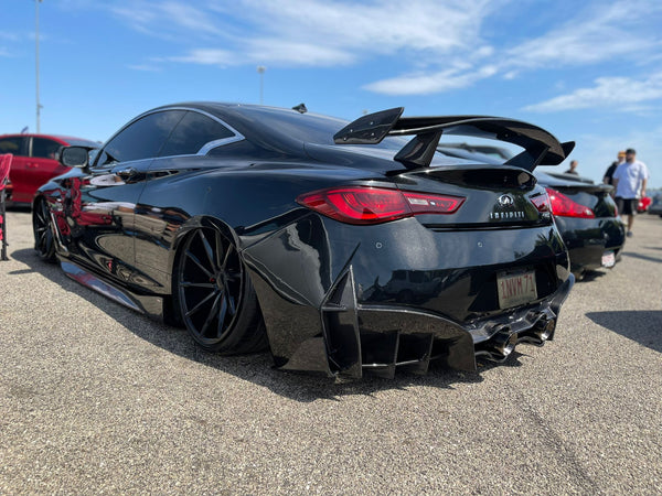 CMST Tuning Carbon Fiber Rear Spoiler ( 6 Pcs ) for Infiniti Q60 2017-2022