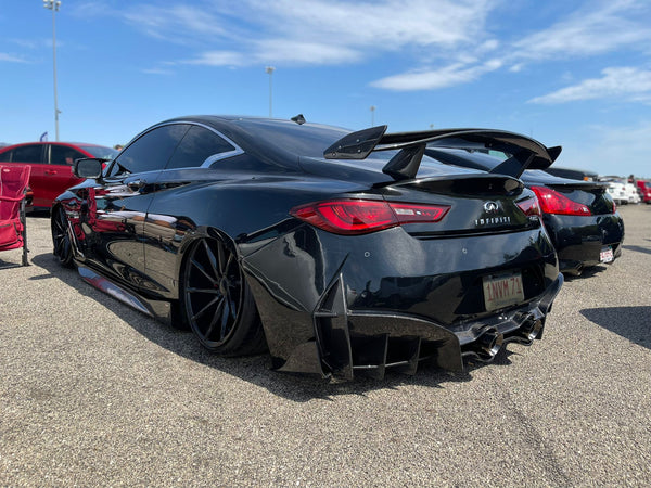 CMST Tuning Carbon Fiber Rear Spoiler ( 6 Pcs ) for Infiniti Q60 2017-2022