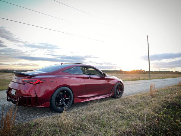 CMST Tuning Carbon Fiber Rear Bumper & Diffuser for Infiniti Q60 to Project Black S concept 2017-2022