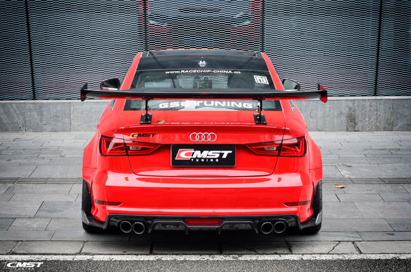CMST Tuning Carbon Rear Spoiler GT Wing Ver.1 for Audi A3 S3 RS3 2014 - 2020