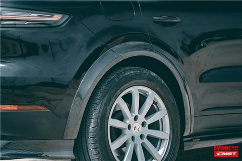 CMST Carbon Fiber Wheel Arches (10 Pcs ) for Porsche Cayenne 9Y0 & Cayenne Coupe 2018-23