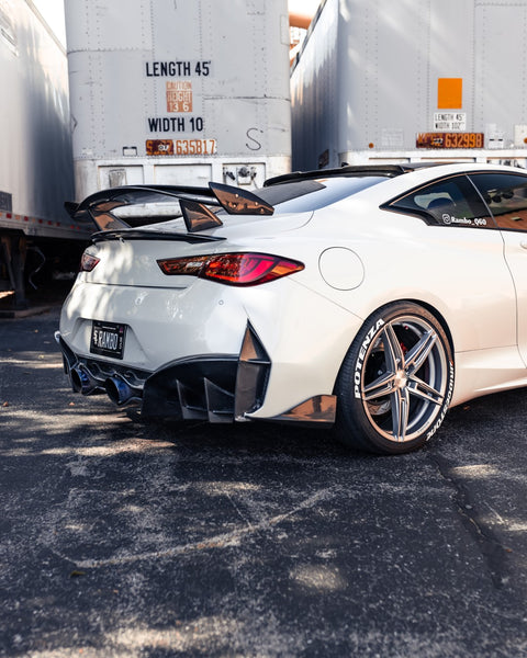 CMST Tuning Carbon Fiber Rear Spoiler ( 6 Pcs ) for Infiniti Q60 2017-2022