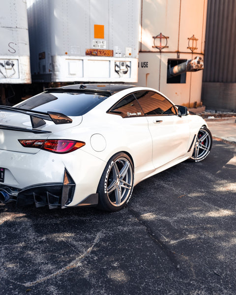 CMST Tuning Carbon Fiber Rear Spoiler ( 6 Pcs ) for Infiniti Q60 2017-2022