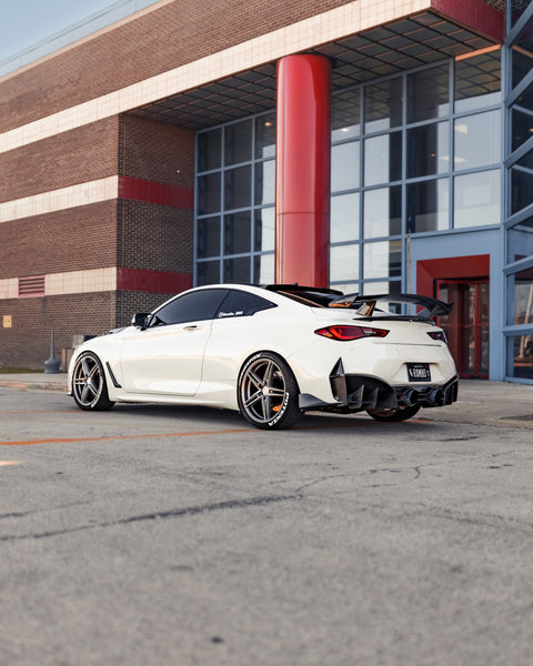 CMST Tuning Carbon Fiber Rear Bumper & Diffuser for Infiniti Q60 to Project Black S concept 2017-2022