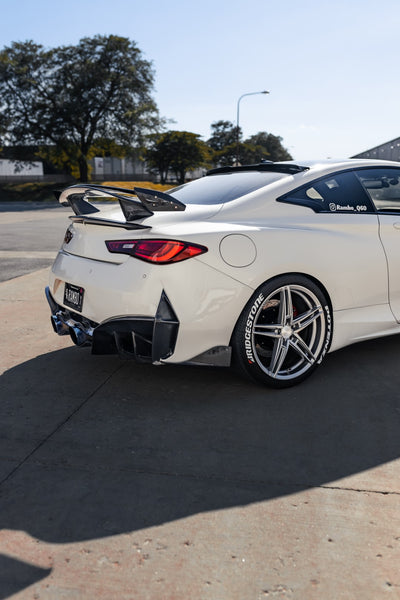 CMST Tuning Carbon Fiber Rear Spoiler ( 6 Pcs ) for Infiniti Q60 2017-2022