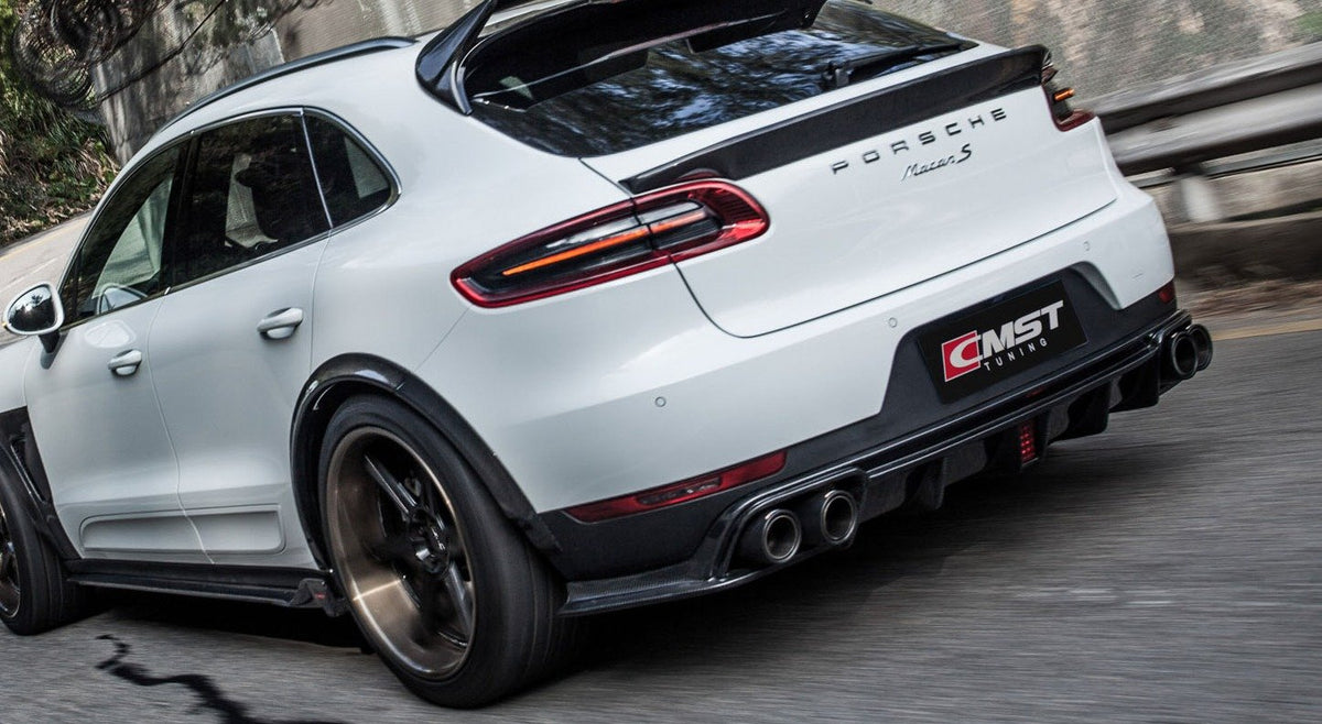 Cmst Carbon Fiber Rear Diffuser For 2015 2018 Macan And Macan S – Cmst Tuning