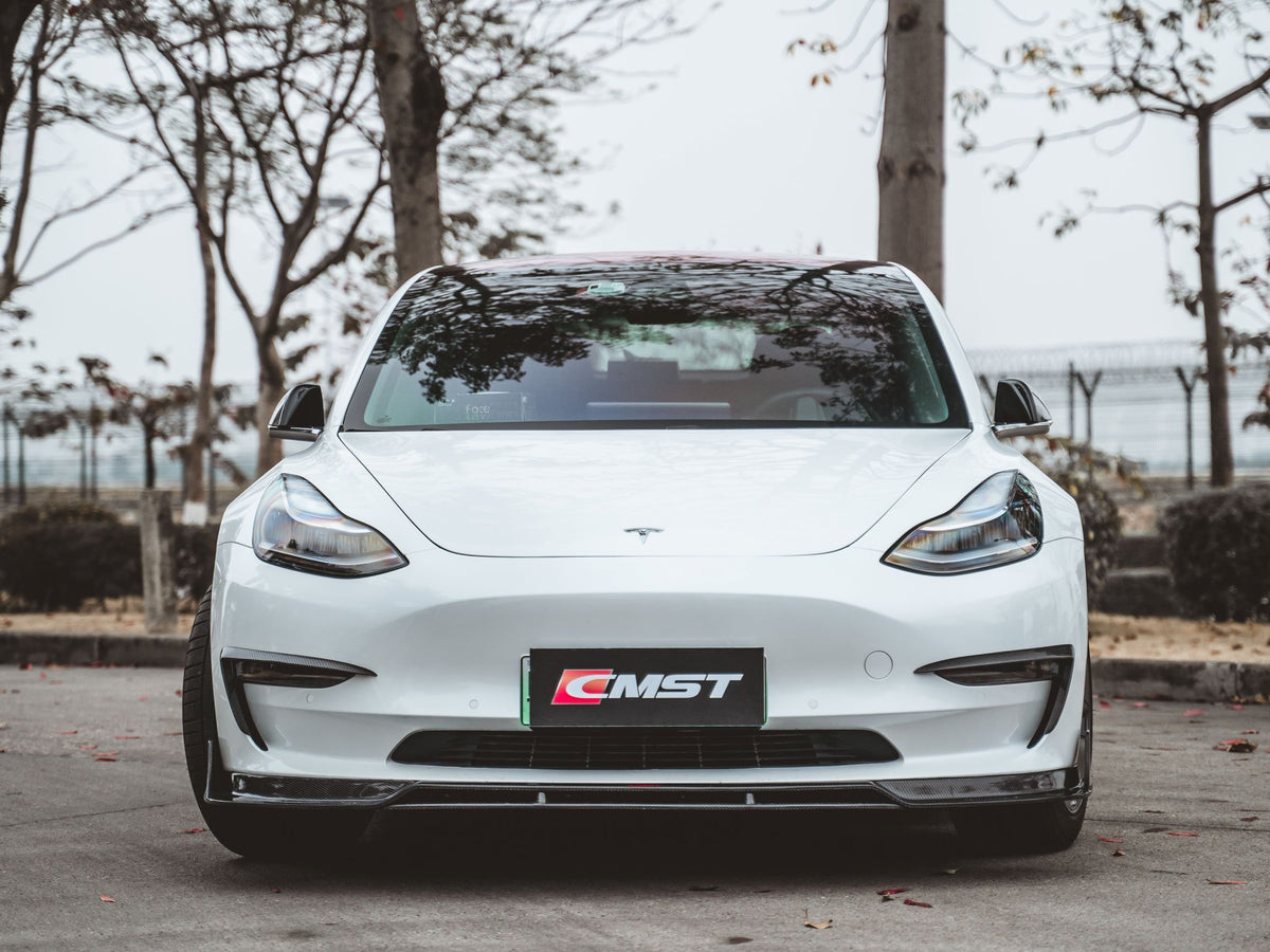 CMST Tesla Model 3 Carbon Fiber Front Lip Ver.2 – CMST Tuning