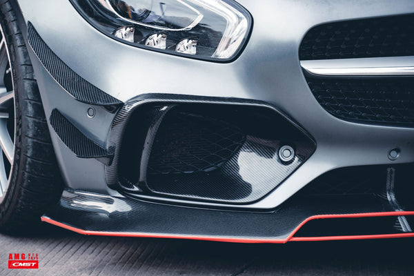 CMST Tuning Carbon Fiber Front Lip for Mercedes Benz C190 AMG GT GTS 2015-2017
