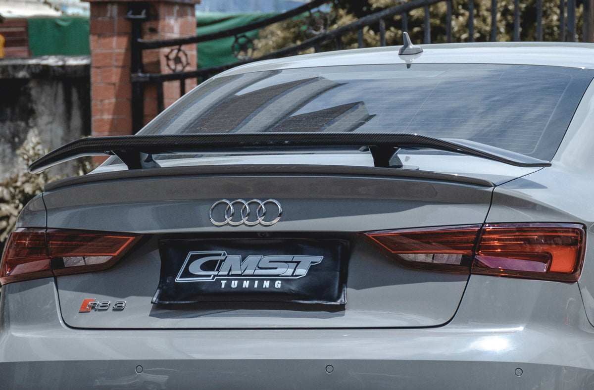 CMST Tuning Carbon Fiber Rear Spoiler Wing ver.3 for Audi RS3 2018-202