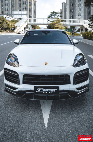 CMST Tuning Carbon Fiber Front Lip for Porsche Cayenne Coupe 9Y3 2018-23