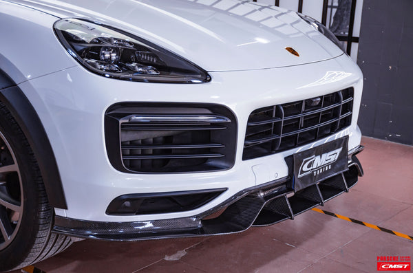 CMST Tuning Carbon Fiber Front Lip for Porsche Cayenne Coupe 9Y3 2018-23