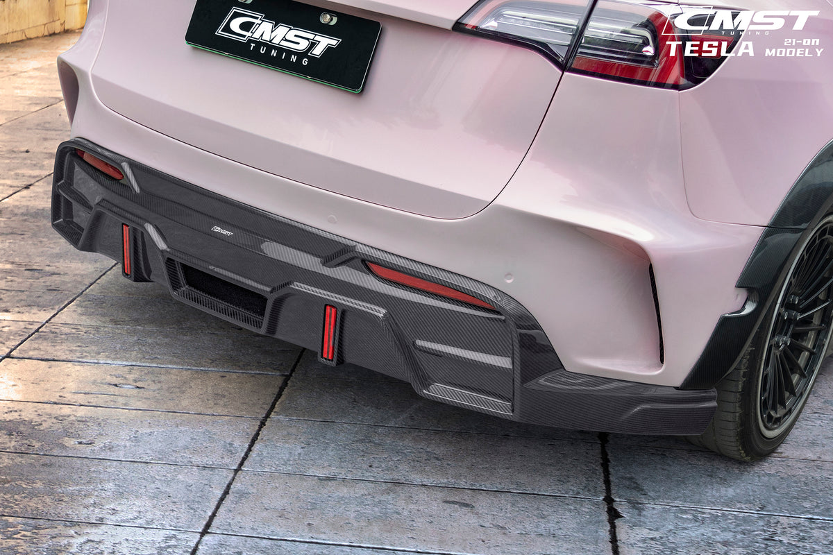 CMST Tuning Carbon Fiber Rear Diffuser Ver.4 with tow hook access for