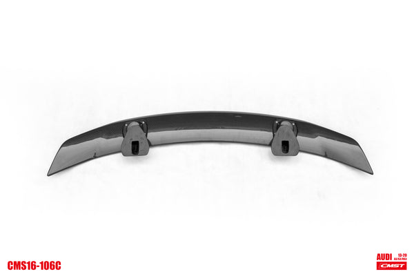 CMST Tuning Carbon Fiber Rear Spoiler Wing ver.3 for Audi RS3 2018-2020 & S3 & A3 S Line & A3 2014-2020