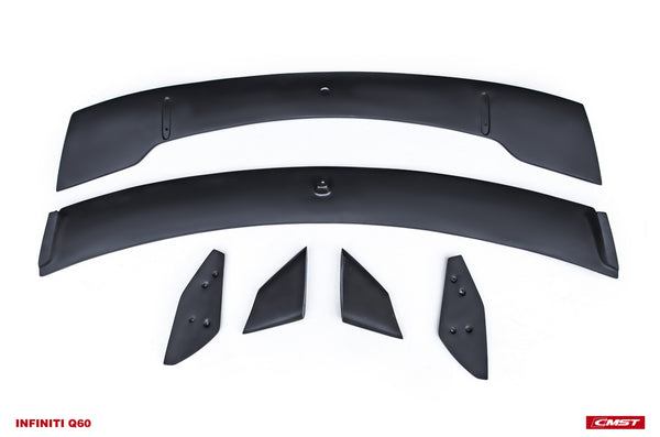 CMST Tuning Carbon Fiber Rear Spoiler ( 6 Pcs ) for Infiniti Q60 2017-2022