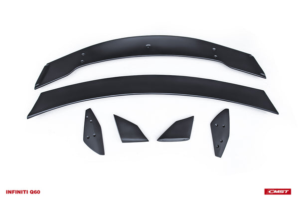CMST Tuning Carbon Fiber Rear Spoiler ( 6 Pcs ) for Infiniti Q60 2017-2022
