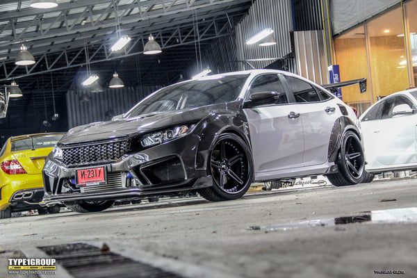 CMST Tuning Carbon Fiber Widebody Fenders & Wheel Arches for Honda 10th Gen Civic