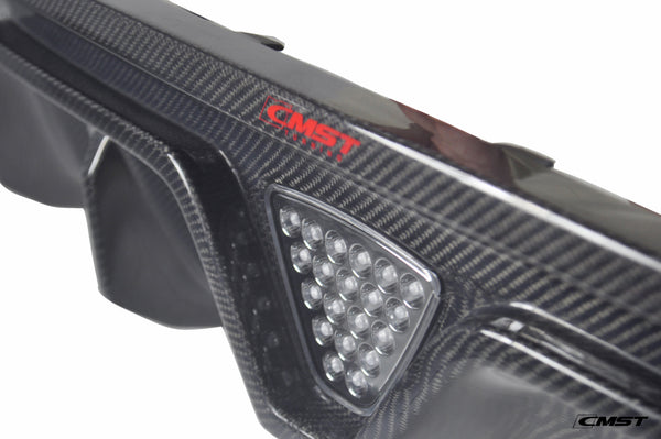 CMST Tuning Carbon Fiber Rear Diffuser Style B for Ford Mustang 2015-2017