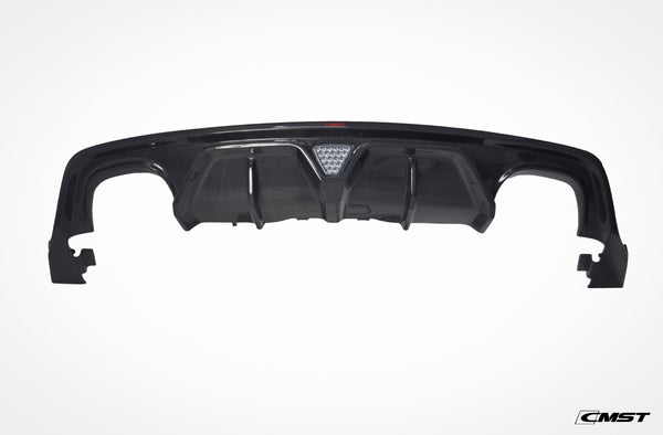 CMST Tuning Carbon Fiber Rear Diffuser Style B for Ford Mustang 2015-2017