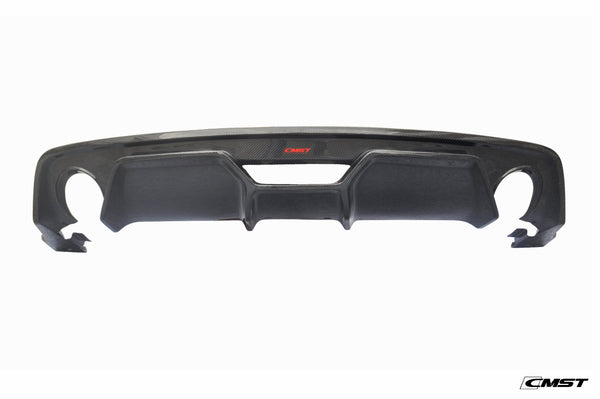 CMST Tuning Carbon Fiber Rear Diffuser Style A for Ford Mustang 2015-2017