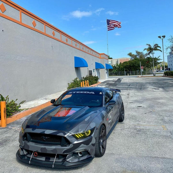 CMST Tuning Carbon Fiber Glass Transparent Hood for Ford Mustang S550.1 2015- 2017