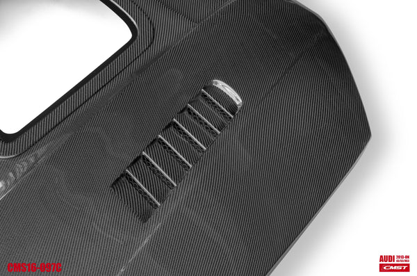 CMST Tuning Glass Transparent Carbon Fiber Hood Bonnet Ver.3 for Audi RS3 2018-2020 & 2014-2020 A3 & A3 S Line & S3