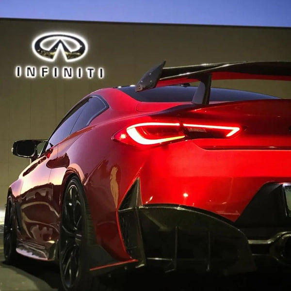 CMST Tuning Carbon Fiber Rear Spoiler ( 6 Pcs ) for Infiniti Q60 2017-2022