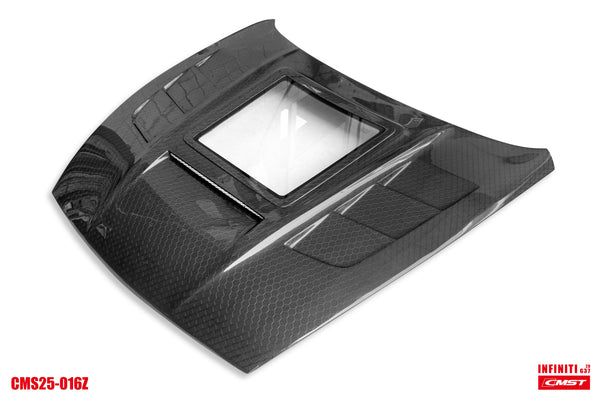 CMST Tuning Hood with Tempered Glass for Nissan 370Z Z34 Fairlady Z