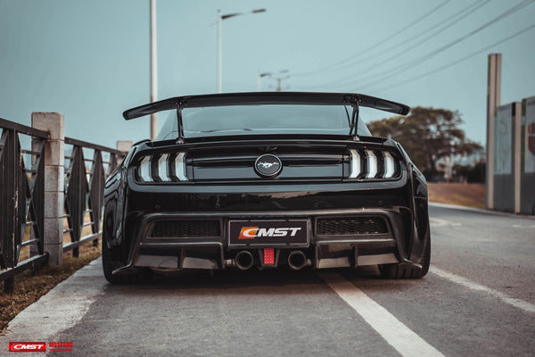 CMST Tuning Rear Bumper With Diffuser for Ford Mustang S550.1 S550.2 2015-2022