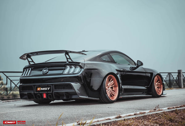 CMST Tuning Rear Bumper With Diffuser for Ford Mustang S550.1 S550.2 2015-2022