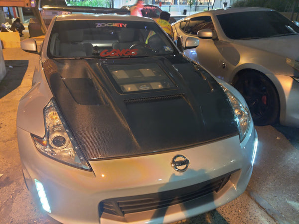 CMST Tuning Hood with Tempered Glass for Nissan 370Z Z34 Fairlady Z