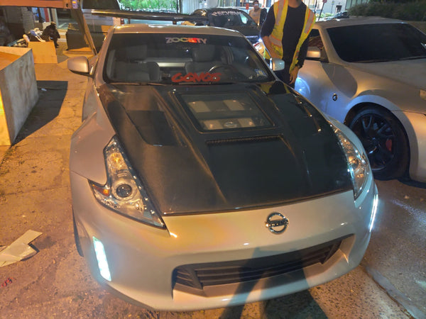 CMST Tuning Hood with Tempered Glass for Nissan 370Z Z34 Fairlady Z