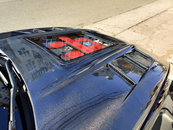 CMST Tuning Hood with Tempered Glass for Nissan 370Z Z34 Fairlady Z