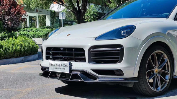 CMST Tuning Carbon Fiber Front Lip for Porsche Cayenne Coupe 9Y3 2018-ON