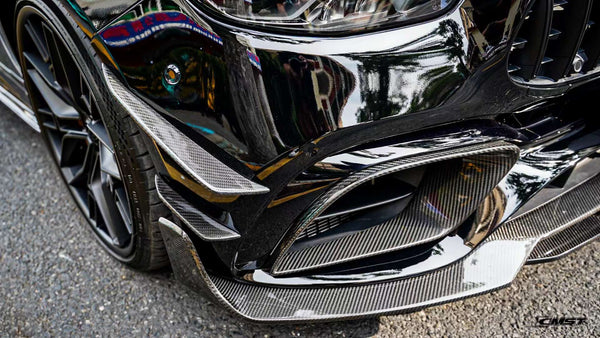 CMST Tuning Carbon Fiber Front Bumper Canards for Mercedes Benz E63 W213 2021-ON FL