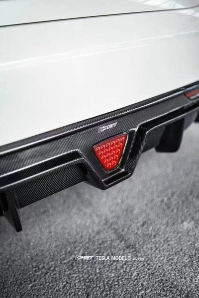 CMST Tuning Carbon Fiber Rear Diffuser & Canards for Tesla Model 3 Highland / P 2024-ON