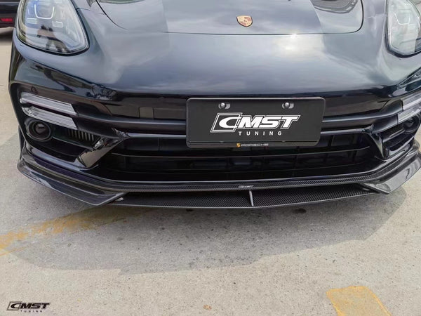 CMST Tuning Pre- preg Carbon Fiber Front Lip for Porsche Panamera 971 / Turbo / GTS 2021-2022