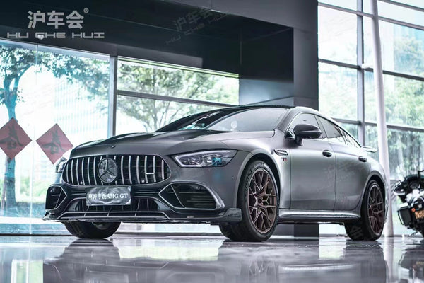 Mercedes Benz AMG GT 4 Door GT63 GT63s GT53 GT43 GT50 X290 2019 2020 2021 2022 2023 2024 with Aftermarket Parts - Front Bumper Set Carbon Fiber / FRP from CMST Tuning
