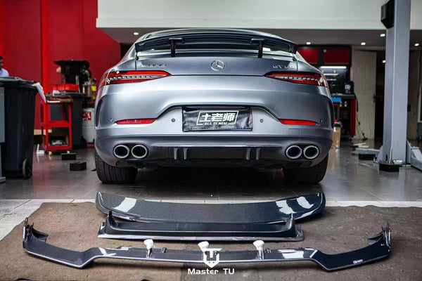 Mercedes Benz AMG GT 4 Door GT63 GT63s GT53 GT43 GT50 X290 2019 2020 2021 2022 2023 2024 with Aftermarket Parts - Rear Wing Carbon Fiber / FRP from CMST Tuning