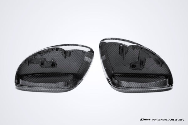 CMST Tuning Replacement Mirror Caps for Porsche Panamera 4 & 4S & Turbo 971.1 971.2 Carbon Fiber