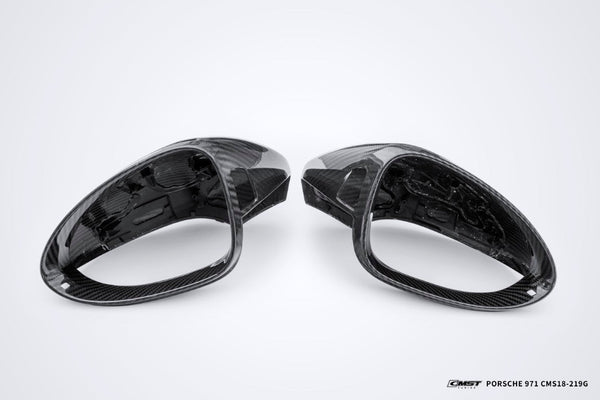 CMST Tuning Replacement Mirror Caps for Porsche Panamera 4 & 4S & Turbo 971.1 971.2 Carbon Fiber